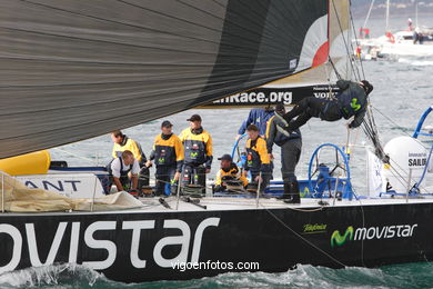 VOLVO OCEAN RACE EN LA RÍA DE VIGO