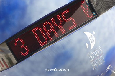 RELOJ CUENTA ATRÁS DE LA VOLVO OCEAN RACE DE VIGO