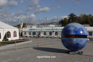 RELOJ CUENTA ATRÁS DE LA VOLVO OCEAN RACE DE VIGO