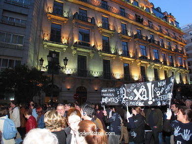 MANIFESTAÇÃO PELOS ATENTADOS TERRORISTAS DE MADRI 11M