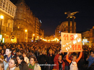 MANIFESTAÇÃO PELOS ATENTADOS TERRORISTAS DE MADRI 11M