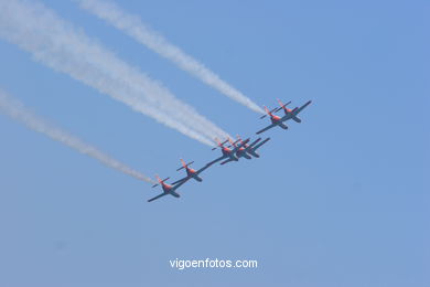 AGUILA TEAM. AIRSHOW 2006. VIGO (SPAIN)