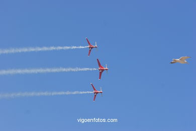 AVIONES ACROEZ - REVA - PATRULLA ACROBÁTICA REVA - EXHIBICIÓN AÉREA DE VIGO 2006