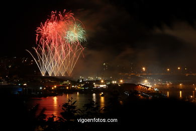 FESTAS DE VIGO. BOUZAS 2009 - FOGOS ARTIFICIAIS E FEIRA DE BOUZAS - FESTAS DE BOUZAS 2009