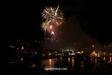 FESTAS DE VIGO. BOUZAS 2009 - FOGOS ARTIFICIAIS E FEIRA DE BOUZAS - FESTAS DE BOUZAS 2009