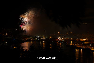 FIESTAS DE VIGO. BOUZAS 2009 - FUEGOS ARTIFICIALES Y FERIA DE BOUZAS - FIESTAS DE BOUZAS 2009