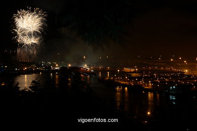 FESTAS DE VIGO. BOUZAS 2009 - FOGOS ARTIFICIAIS E FEIRA DE BOUZAS - FESTAS DE BOUZAS 2009