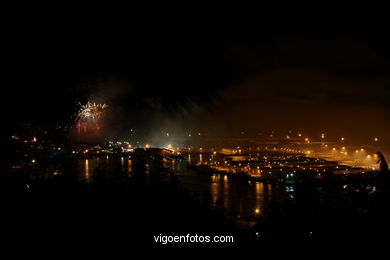 FESTAS DE VIGO. BOUZAS 2009 - FOGOS ARTIFICIAIS E FEIRA DE BOUZAS - FESTAS DE BOUZAS 2009