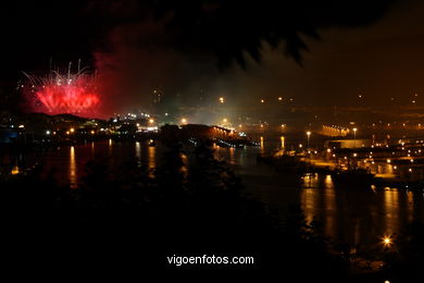 FESTAS DE VIGO. BOUZAS 2009 - FOGOS ARTIFICIAIS E FEIRA DE BOUZAS - FESTAS DE BOUZAS 2009