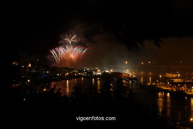 FESTAS DE VIGO. BOUZAS 2009 - FOGOS ARTIFICIAIS E FEIRA DE BOUZAS - FESTAS DE BOUZAS 2009