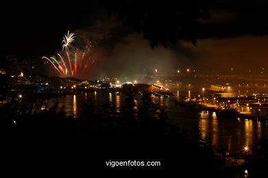 FIESTAS DE VIGO. BOUZAS 2009 - FUEGOS ARTIFICIALES Y FERIA DE BOUZAS - FIESTAS DE BOUZAS 2009