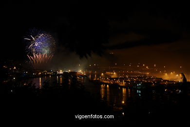 FIESTAS DE VIGO. BOUZAS 2009 - FUEGOS ARTIFICIALES Y FERIA DE BOUZAS - FIESTAS DE BOUZAS 2009