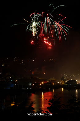 FESTAS DE VIGO. BOUZAS 2009 - FOGOS ARTIFICIAIS E FEIRA DE BOUZAS - FESTAS DE BOUZAS 2009