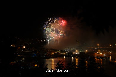 FESTAS DE VIGO. BOUZAS 2009 - FOGOS ARTIFICIAIS E FEIRA DE BOUZAS - FESTAS DE BOUZAS 2009