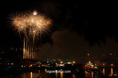 FESTAS DE VIGO. BOUZAS 2009 - FOGOS ARTIFICIAIS E FEIRA DE BOUZAS - FESTAS DE BOUZAS 2009