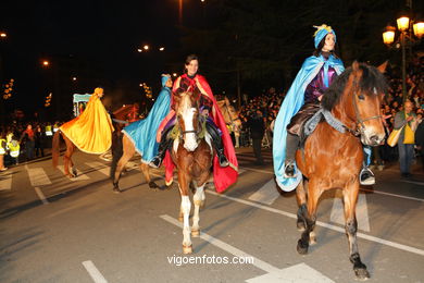 REYES MAGOS. CABALGATA DE VIGO 2009