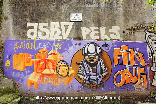 Photos Of Graffiti Art Creator Graffiti Fonts Letters How To Vigo Bay Galicia Visit Spain Tourism Images P21