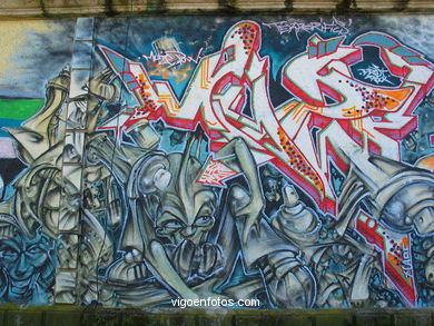 GRAFFITIS: MUROS, POMPAS, BOCETOS, MURAL, LETRAS, GALERIA, GRAFFITI