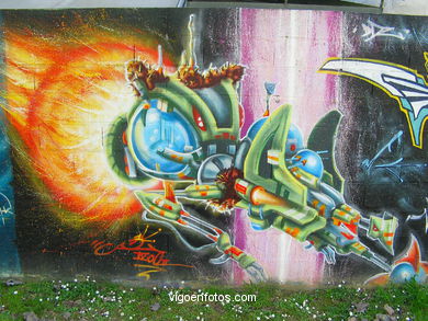 GRAFFITIS: MUROS, POMPAS, BOCETOS, MURAL, LETRAS, GALERIA, GRAFFITI