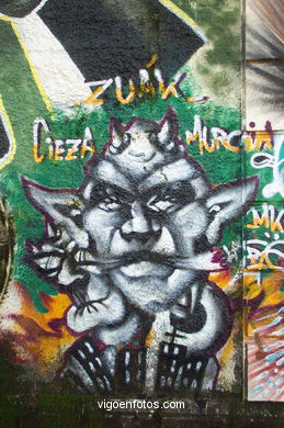 GRAFFITIS: MUROS, POMPAS, BOCETOS, MURAL, LETRAS, GALERIA, GRAFFITI