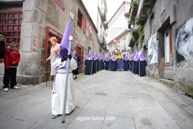 SEMANA SANTA 2008 EM VIGO. PROCISSÃO DO SANTO ENTERRO