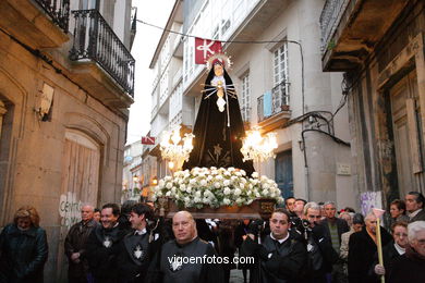 SEMANA SANTA 2008 EM VIGO. PROCISSÃO DO SANTO ENTERRO