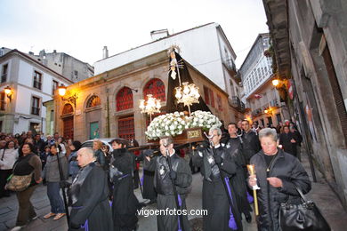 SEMANA SANTA 2008 EM VIGO. PROCISSÃO DO SANTO ENTERRO