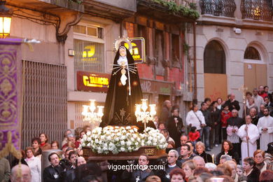 SEMANA SANTA 2008 EM VIGO. PROCISSÃO DO SANTO ENTERRO