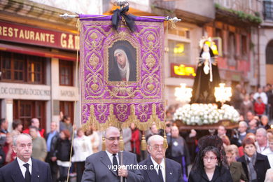 SEMANA SANTA 2008 EM VIGO. PROCISSÃO DO SANTO ENTERRO