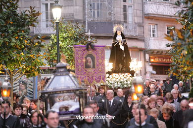 SEMANA SANTA 2008 EM VIGO. PROCISSÃO DO SANTO ENTERRO