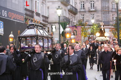 SEMANA SANTA 2008 EM VIGO. PROCISSÃO DO SANTO ENTERRO