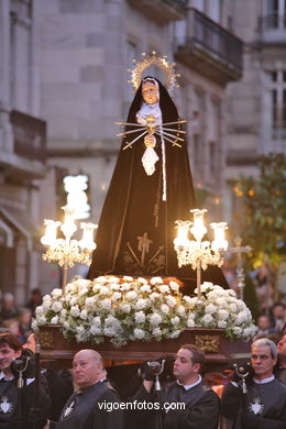 SEMANA SANTA 2008 EM VIGO. PROCISSÃO DO SANTO ENTERRO