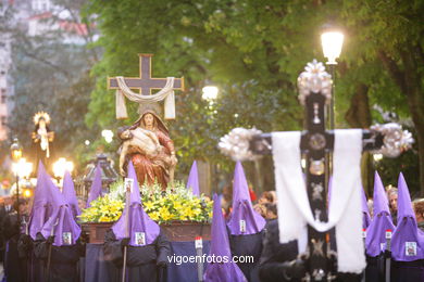 SEMANA SANTA 2008 EM VIGO. PROCISSÃO DO SANTO ENTERRO