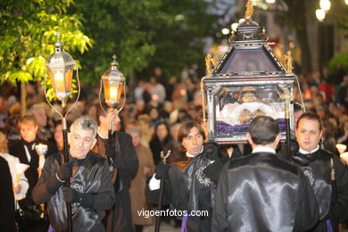 SEMANA SANTA 2008 EM VIGO. PROCISSÃO DO SANTO ENTERRO