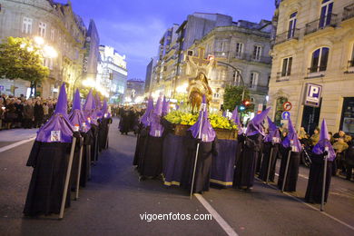 SEMANA SANTA 2008 EM VIGO. PROCISSÃO DO SANTO ENTERRO