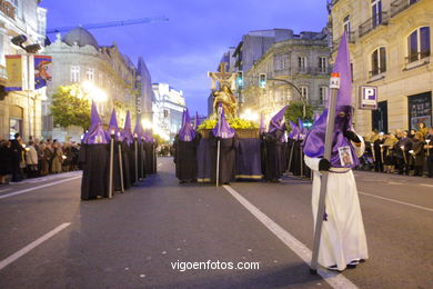 SEMANA SANTA 2008 EM VIGO. PROCISSÃO DO SANTO ENTERRO