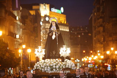 SEMANA SANTA 2008 EN VIGO. PROCESIÓN DEL SANTO ENTIERRO