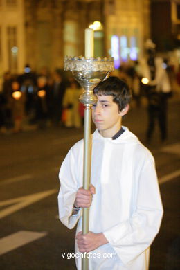 SEMANA SANTA 2008 EM VIGO. PROCISSÃO DO SANTO ENTERRO