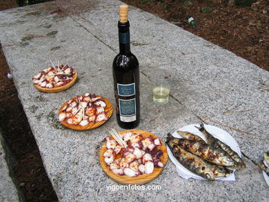 FIESTA DEL PULPO EN EL MONTE DE LOS POZOS (VALLADARES) - 2004