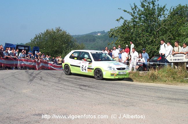 FOTOS DE COCHES DE RALLYE RIAS BAIXAS 2002 VIGO. GALICIA