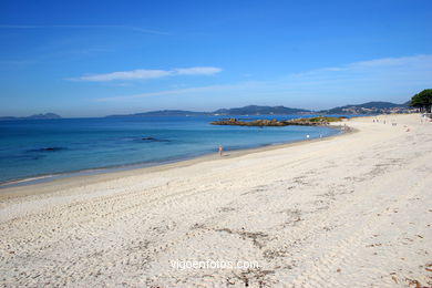 A praia de Samil