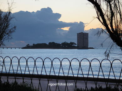 SUNSET IN SAMIL BEACH - VIGO - SPAIN