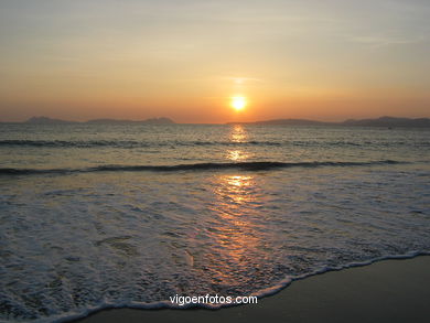 SUNSET IN SAMIL BEACH - VIGO - SPAIN