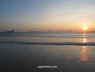 SUNSET IN SAMIL BEACH - VIGO - SPAIN