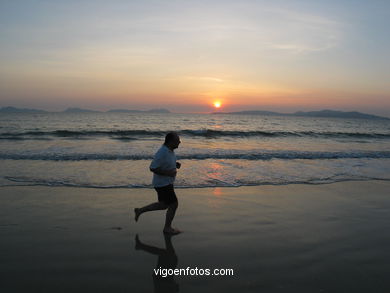 SUNSET IN SAMIL BEACH - VIGO - SPAIN