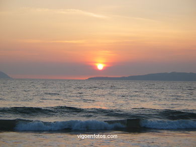 SUNSET IN SAMIL BEACH - VIGO - SPAIN