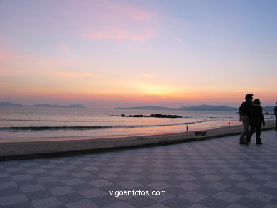 SUNSET IN SAMIL BEACH - VIGO - SPAIN