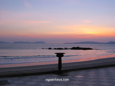 SUNSET IN SAMIL BEACH - VIGO - SPAIN