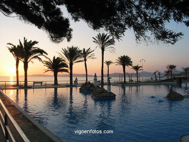 SUNSET IN SAMIL BEACH - VIGO - SPAIN