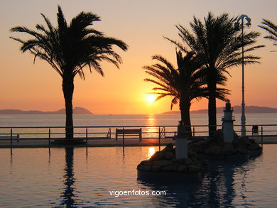 SUNSET IN SAMIL BEACH - VIGO - SPAIN